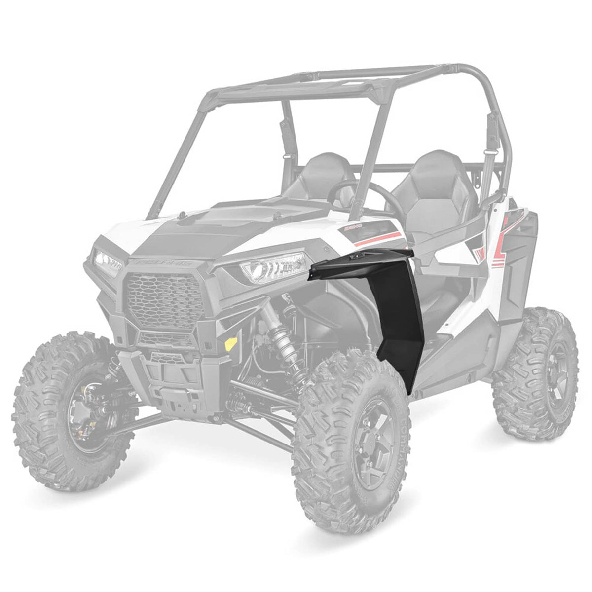 Solidspare 2881985 XXL 8.5" Front Fender Flares For Polaris RZR S 900 / RZR 4 900 2015-2020