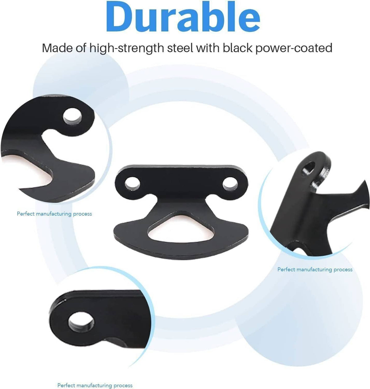 Solidspare Truck Bed Tie Down Hooks Anchors Bracket For 2000-2017 Ford F150 Bed Inner Hook