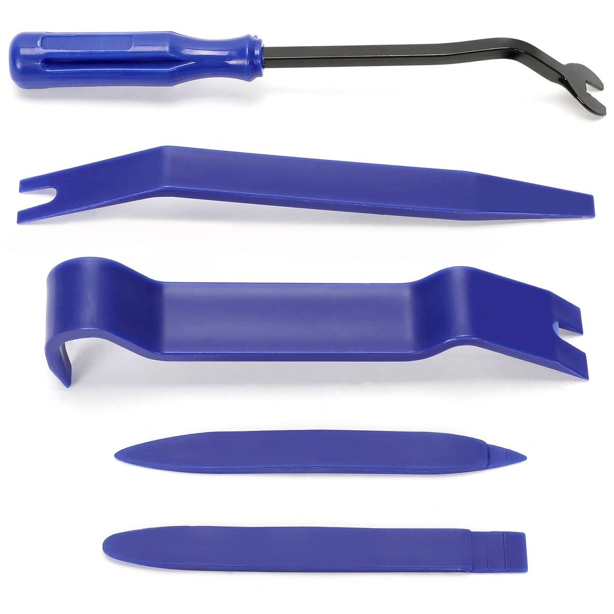 Solidspare For Car Radio Panel Door Dash Clip Fasteners 5PCS Trim Removal Pry Tool Set