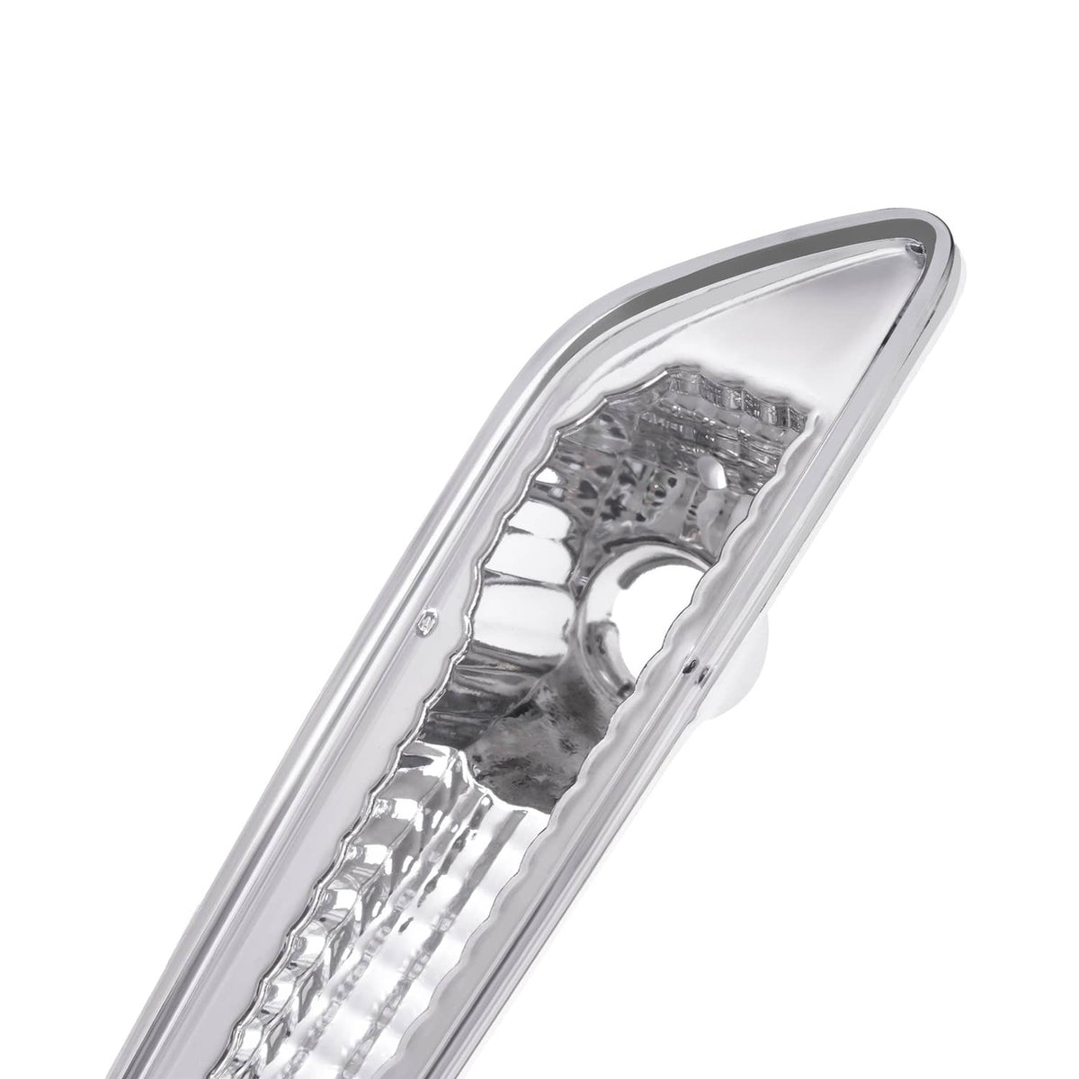 Solid Spare Pair Clear Bumper Side Marker Lights For Mercedes Benz R230 SL Class 2003-2006