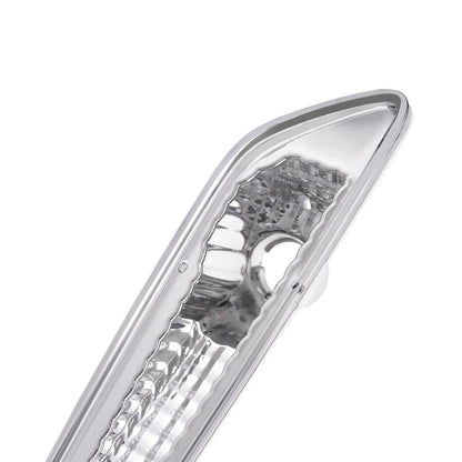 Solid Spare Pair Clear Bumper Side Marker Lights For Mercedes Benz R230 SL Class 2003-2006