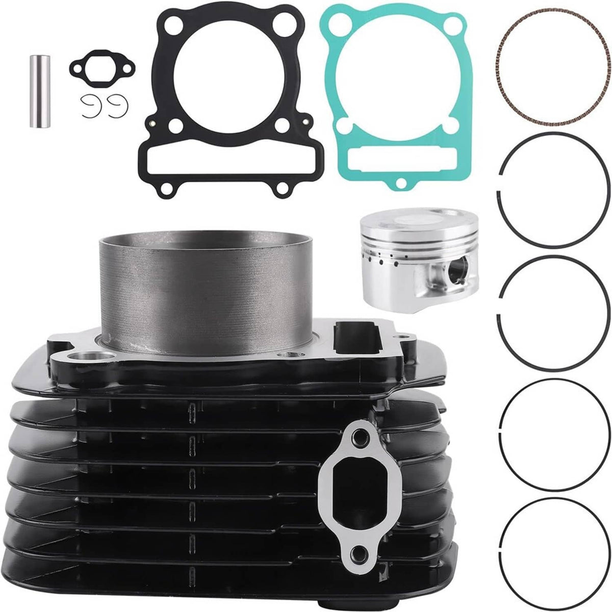 Solidspare Cylinder Piston Gasket Top End Rebuild Kit For 1987-2004 Yamaha Warrior YFM350