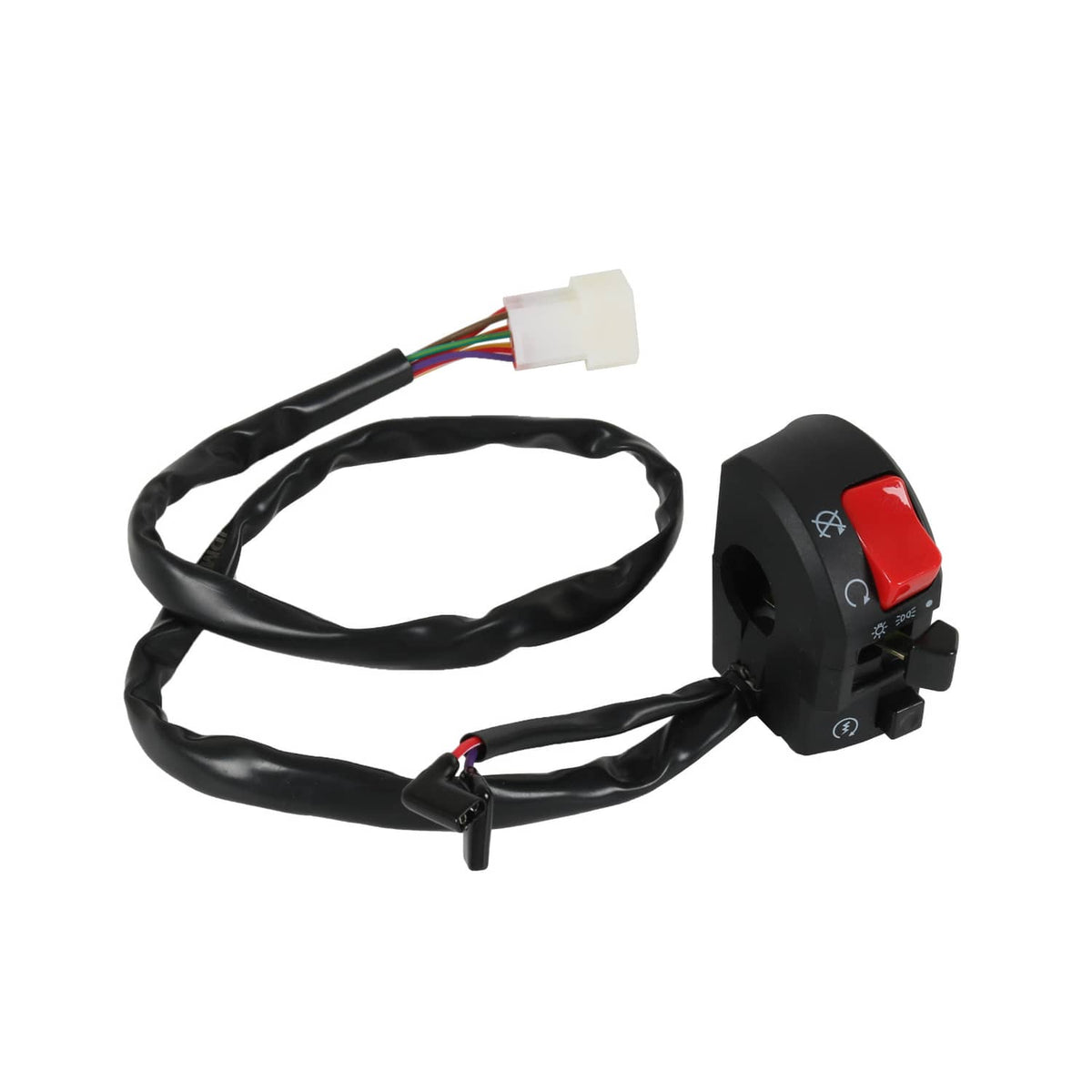 Solidspare 7/8" Motorcycle Handlebar Horn Button Turn Signal Fog Light Controller Switch