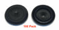 (100) 1" Inch Rubber Snap-In FLUSH MOUNT HOLE PLUG for Sheet Metal Fit Fender