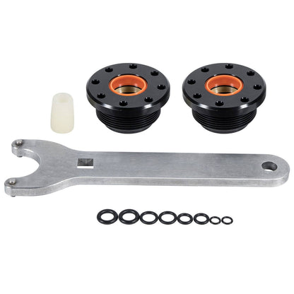 Solidspare HS5157 Front Mount Hydraulic Steering Cylinder Seal Kit for Seastar With Wrench