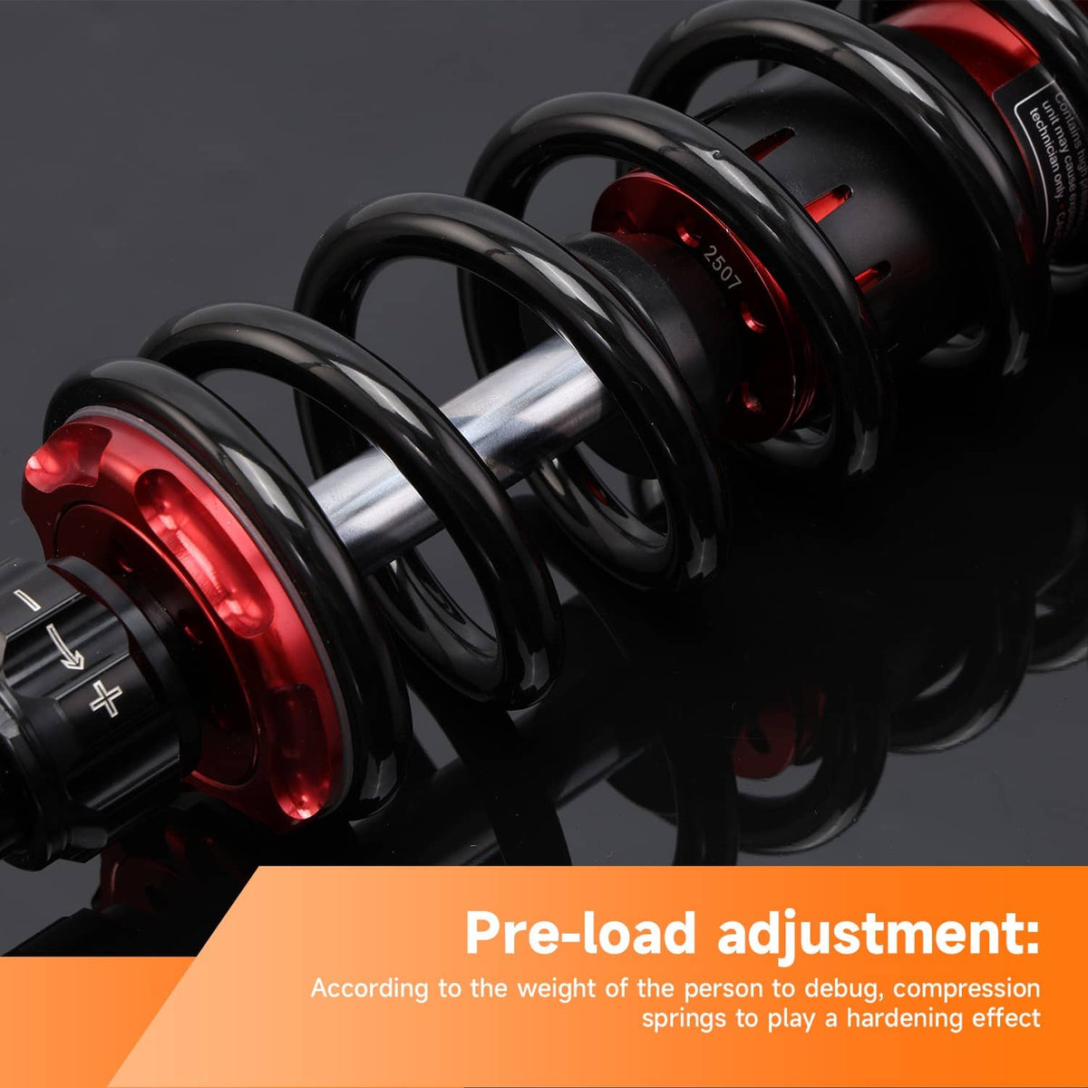 Solidspare Stage 3 Front Air Shocks For Honda FourTrax 300 TRX300 2x4 TRX300FW 4x4 1988-00