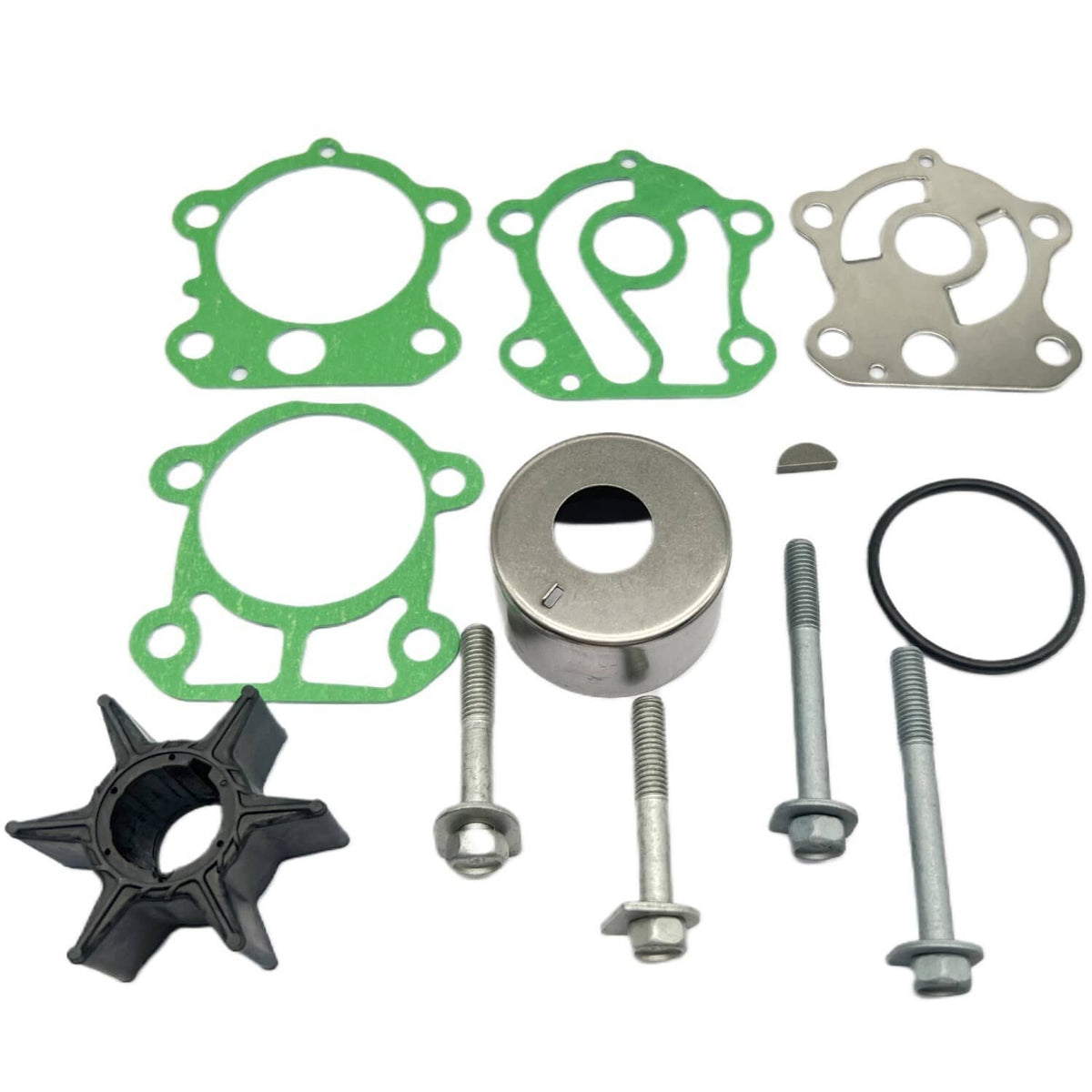 Solid Spare Water Pump Impeller Kit For Yamaha 2 Stroke Outboard 692-W0078-02-00 18-3370