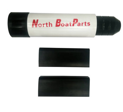 Solid Spare North- Wedge transom saver motor toter support and steer stop Mercury outboards
