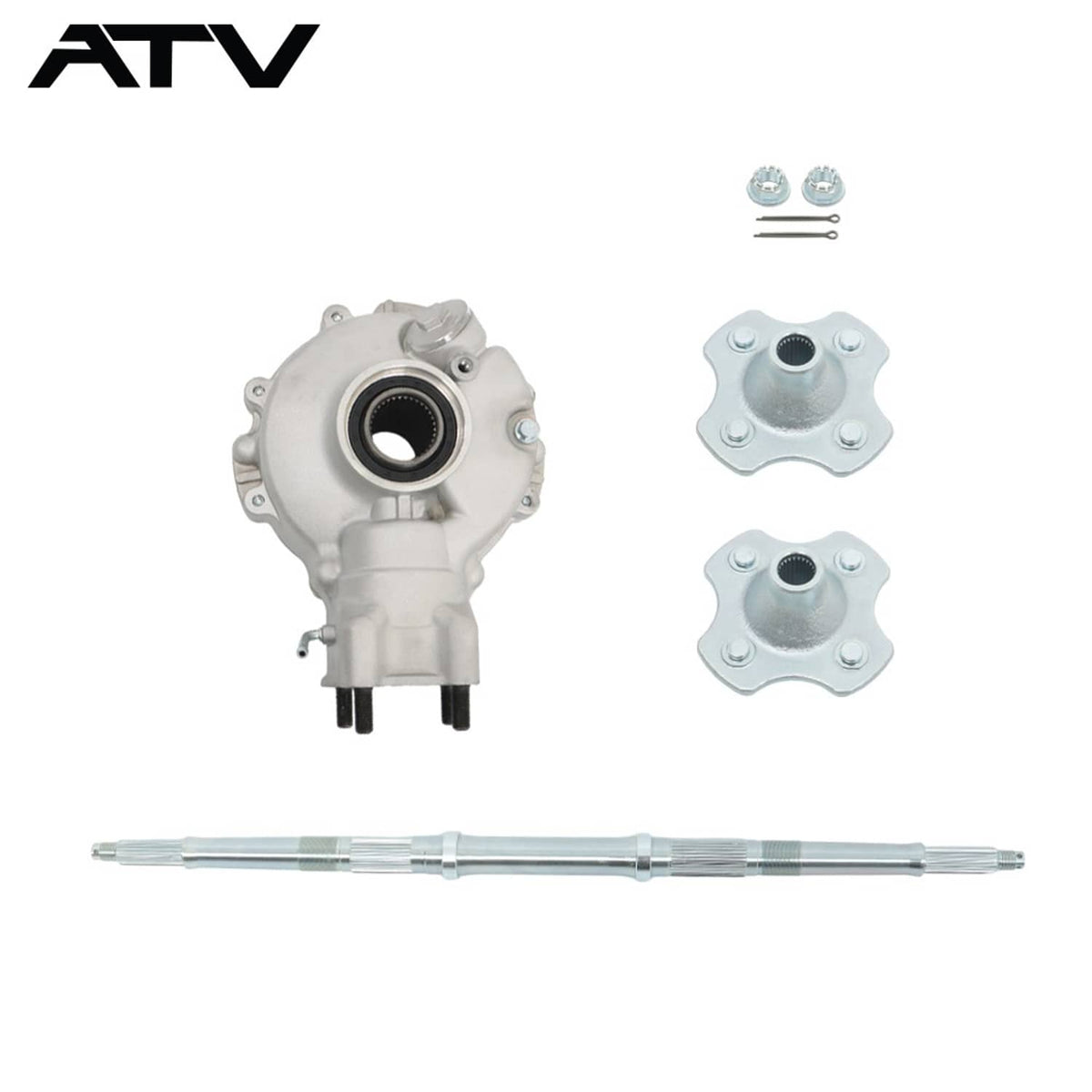 Solidspare Rear Differential Axle Shaft Wheel Hub For Honda TRX300FW Fourtrax 300 4X4 92-00