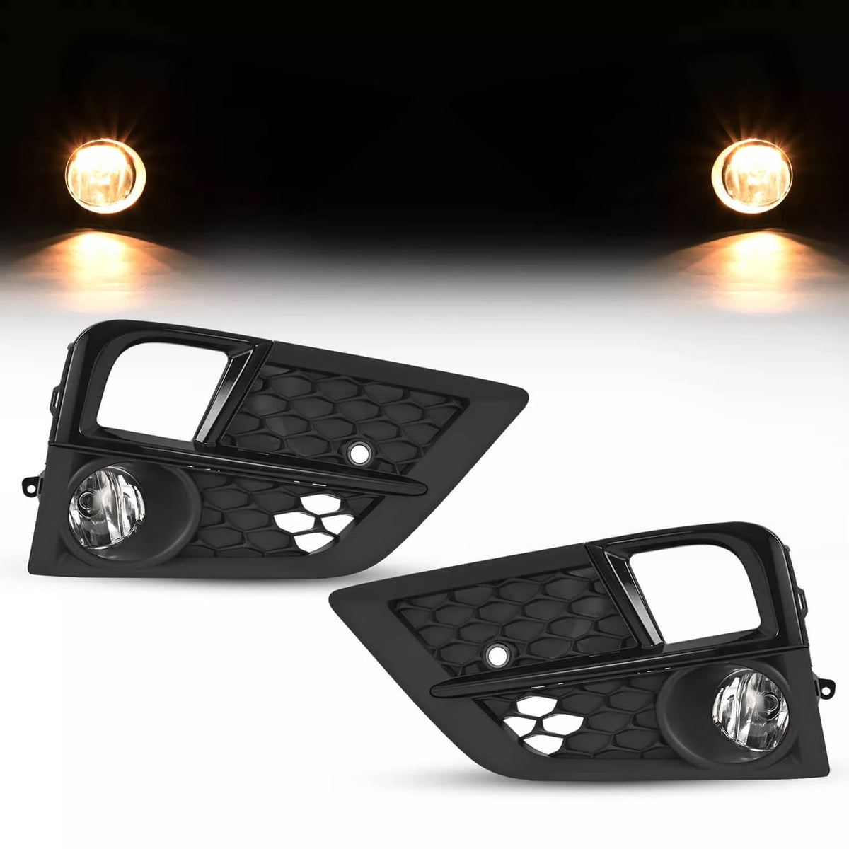Solid Spare 4PCS Bumper Driving Fog Lights Lamps For Honda Odyssey LX EX EXL 2018 2019 2020
