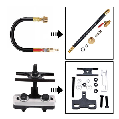 Solidspare LS Engine Valve Spring Compressor Tool & Air Holding Hose For GM LS1 LS3 LS2 LS6