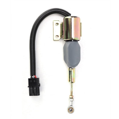 Solid Spare New for CUMMINS Fuel Shut Off Solenoid 3932529 3930658 3935431 SA475612 J932529