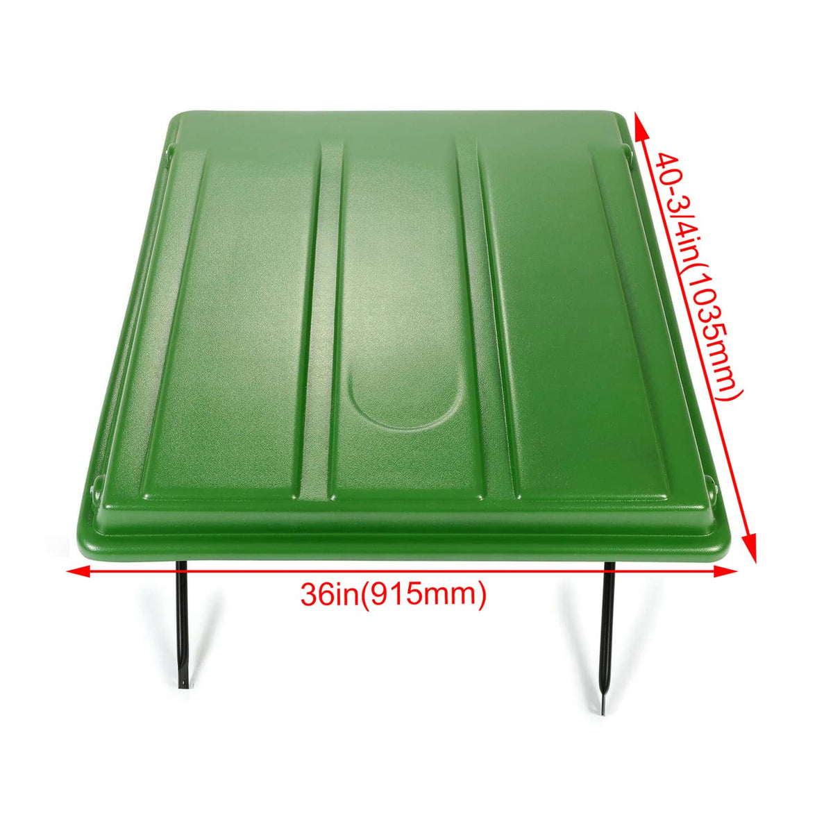 Solidspare Green Tractor Sun Shade Canopy For John Deere Compact Utility Tractors with ROPS