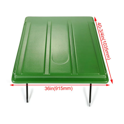 Solidspare Green Tractor Sun Shade Canopy For John Deere Compact Utility Tractors with ROPS