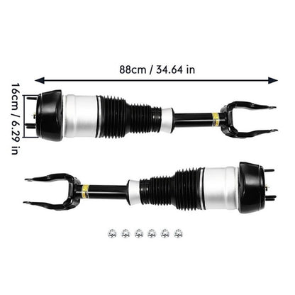 Solidspare Front Air Suspension Shock Struts w/ADS For Mercedes W166 X166 GL450 GLS550