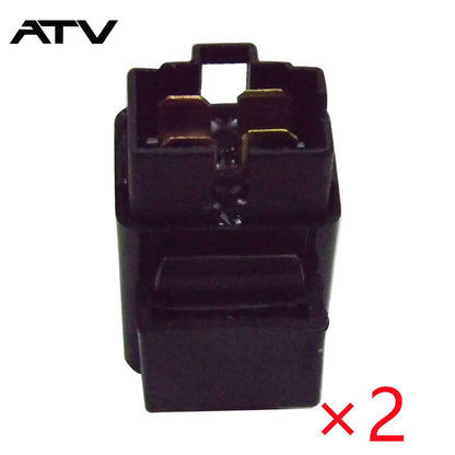Solidspare 2 × Relay Solenoid Starter for Polaris Predator Scrambler SPORTSman 50 90 90CC