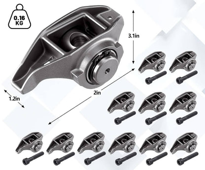 Solidspare Rocker Arms w/ Upgraded Trunion Kit Installed For 4.8 5.3 5.7 6.0 LS1 LS2 LS6