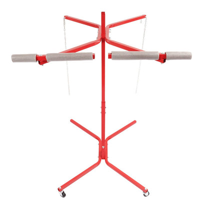 Solid Spare 50'' Bumper Tree Auto Body Door Fender Panel Paint Rack Adjustable Work Stand