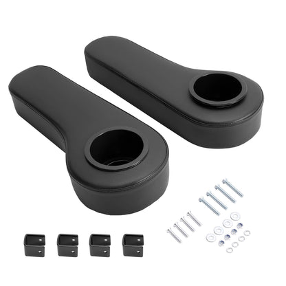 Solidspare Golf Cart Rear Arm Rest Armrest Cup Holder For EZGO/ Club Car/ Yamaha Universal