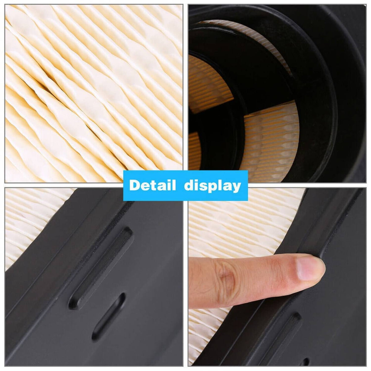 Solidspare New D37-1061 Engine Air Filter Fits For 2023 Kenworth T680 & Peterbilt 579