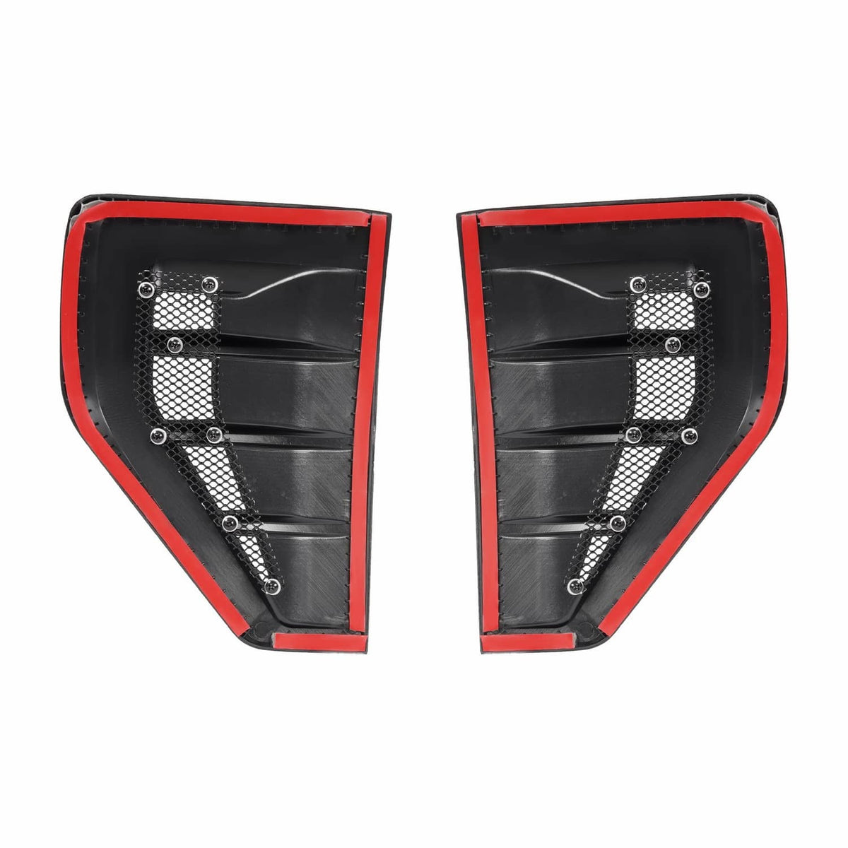 Solid Spare Air Fender Vents For 2021-2025 Ford F-150 F150 Front Driver Passenger Side