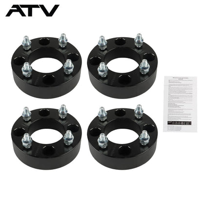 Solidspare 4pcs 1.5" 4×110 ATV Wheel Spacers 10×1.25 For Honda Yamaha For Kawasaki 4/110