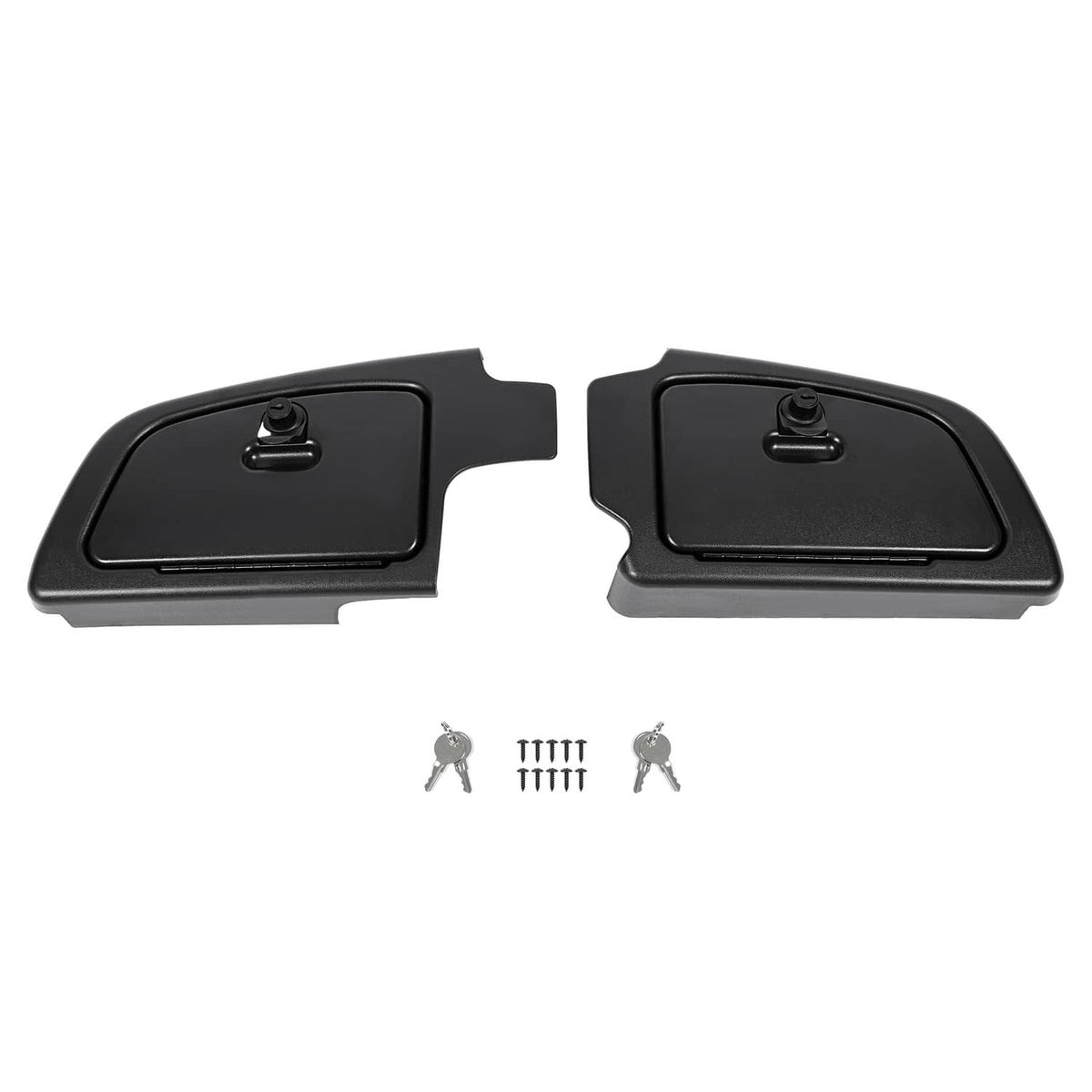 Solidspare Black Locking Dash Glove Box Covers For Icon I20 I40 I60 Advanced EV Golf Cart