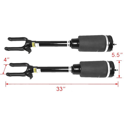 Solidspare 2Pcs Front Air Suspension Strut for Mercedes-Benz X164 GL450 GL550 W164 ML320