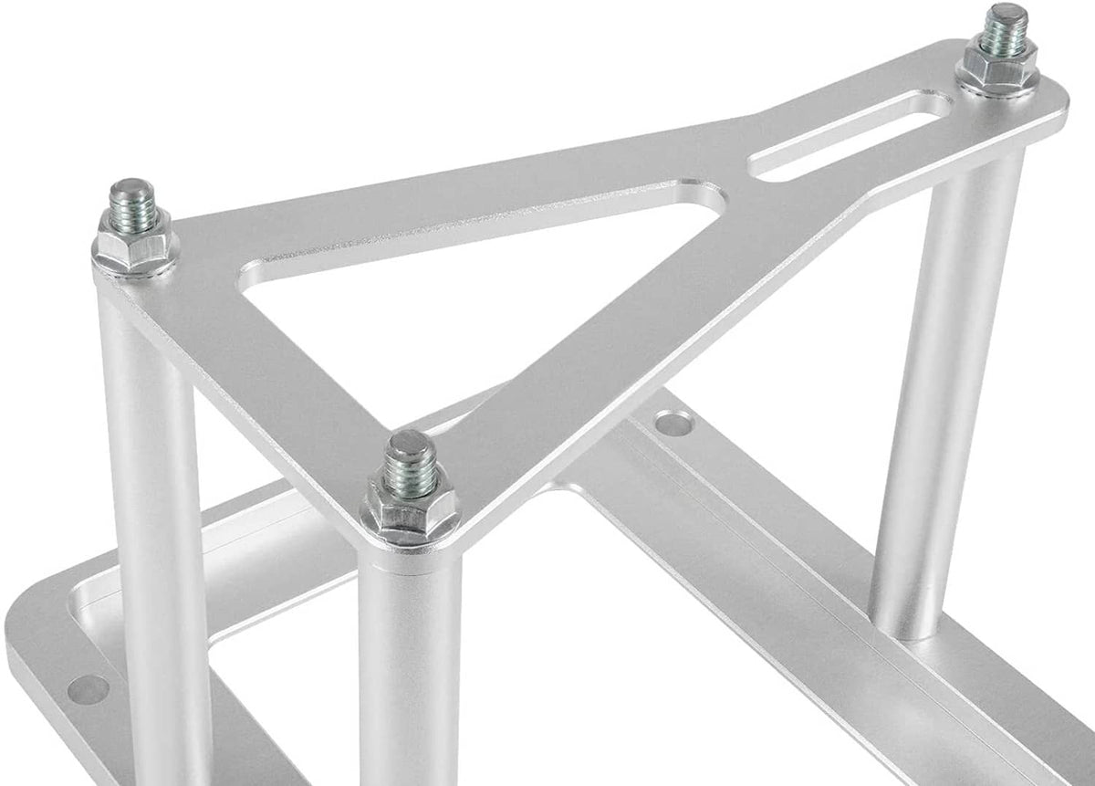 Solid Spare Universal Aluminum Battery Tray Hold Down Trunk Relocation Box 551181