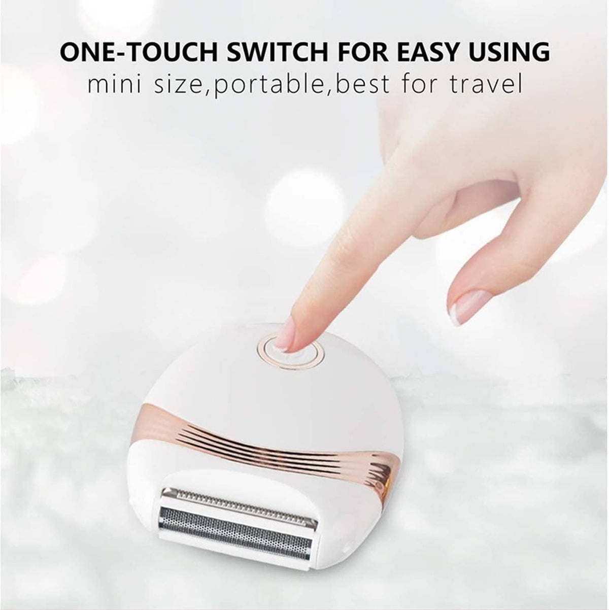 Solid Spare 2 in 1 Wet & Dry Painless Rechargeable Lady Shaver Electric Razor for Women