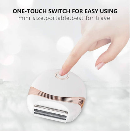 Solid Spare 2 in 1 Wet & Dry Painless Rechargeable Lady Shaver Electric Razor for Women