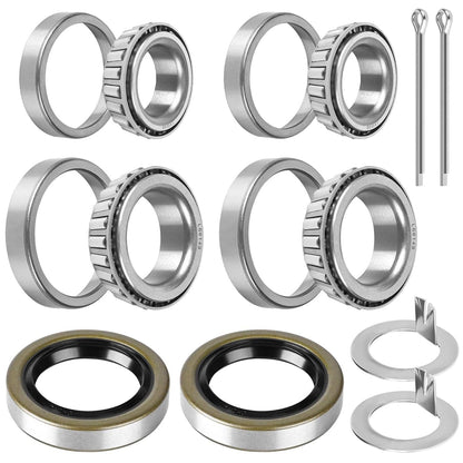 Solidspare 2 Set Trailer Bearing Kit Seals L44649/L44610, L68149/L68111 For 3500# Axle