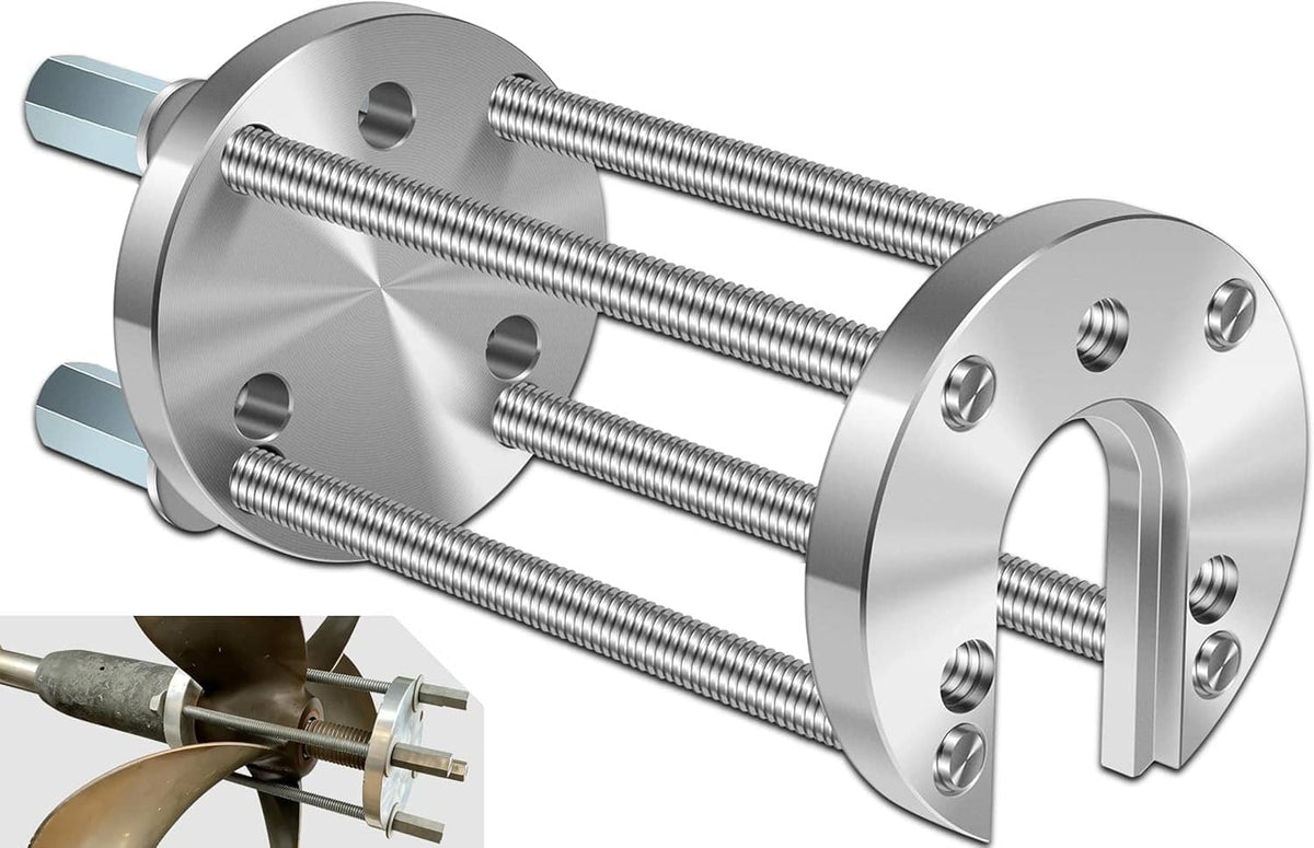 Solid Spare for 3 & 4 Blade Propellers K-812 Marine Boat Prop Puller 1-1/4" to 1-1/2" Shaft