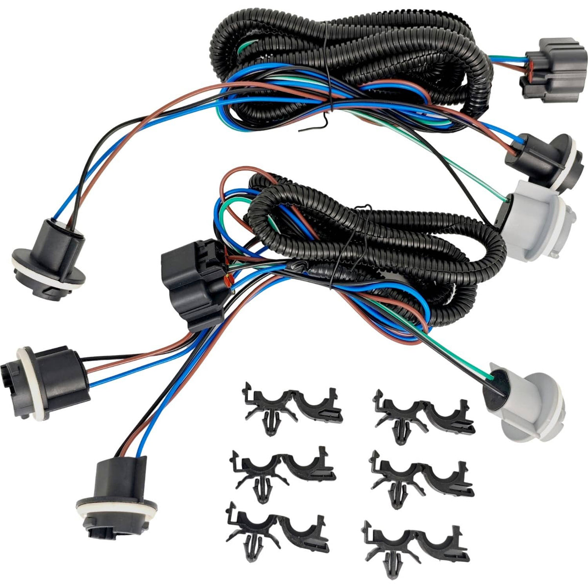 Solid Spare 2007-2010 2X Tail Lamp Wiring Harness 15824515 15824514 Fit GMC Sierra 3500HD