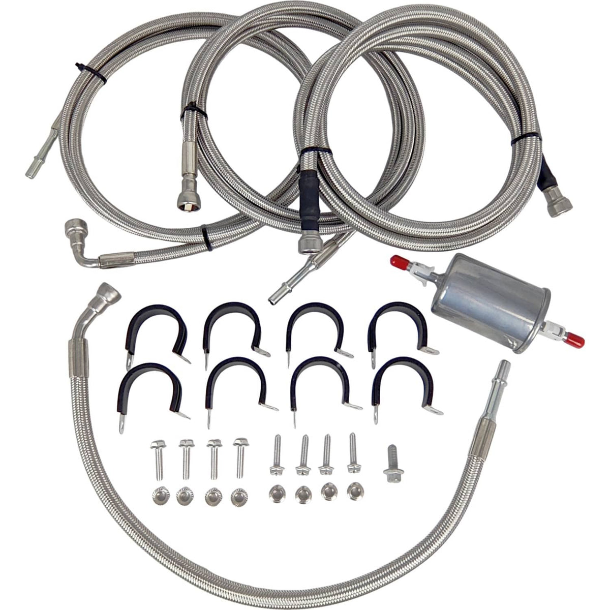 Solid Spare 819-820 Front Fuel Line Fit GMC Chevrolet Cadillac SUV Pickup Stainless Steel