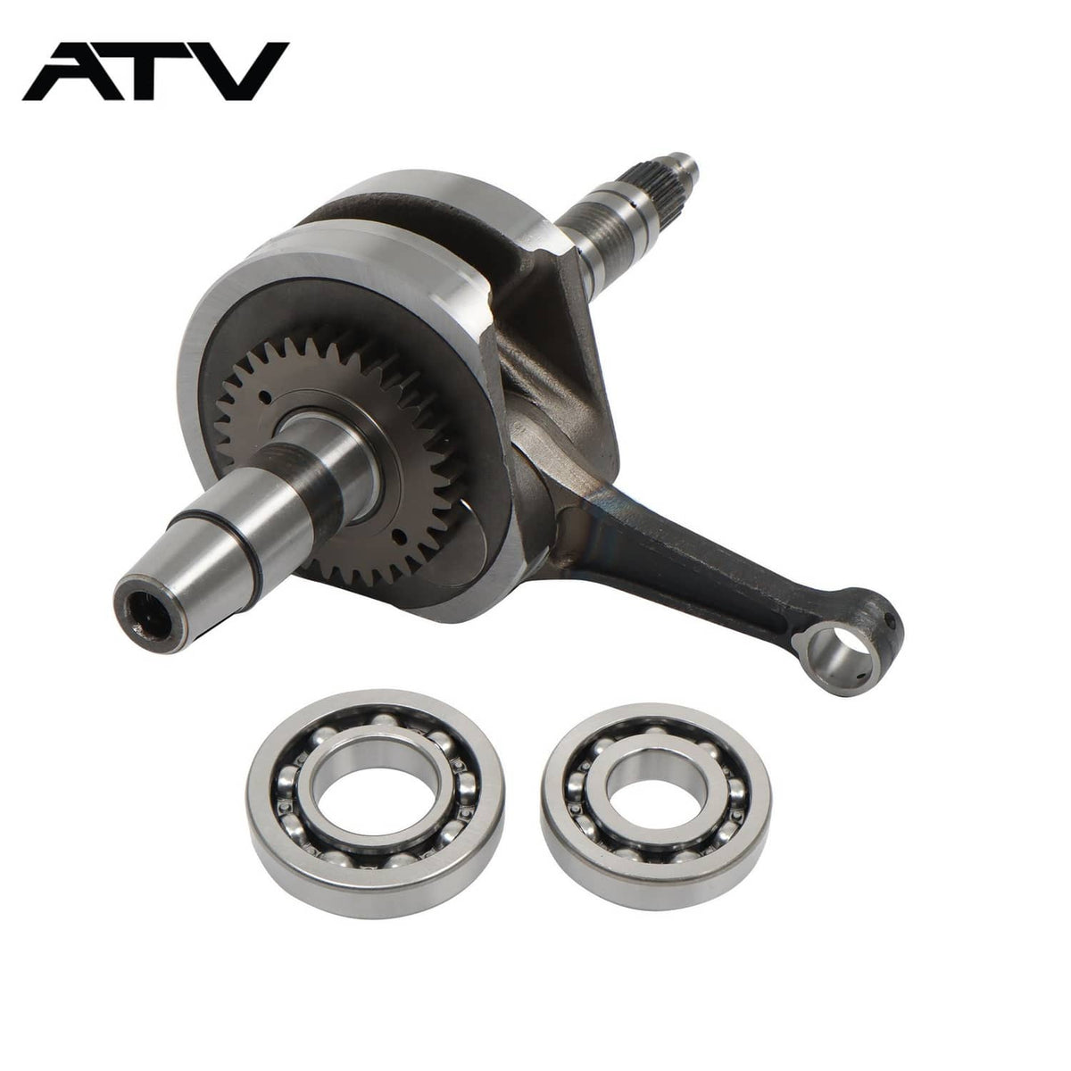 Solidspare Crankshaft + Bearing For Honda Rancher TRX420 Foreman TRX500 TRX520 Pioneer 500