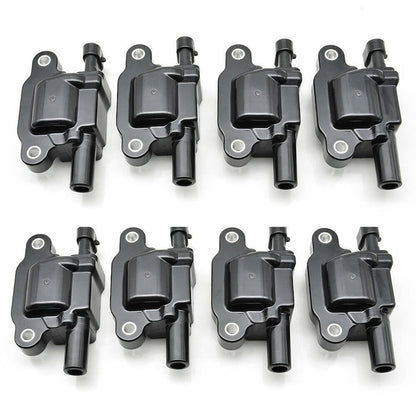 Solidspare 8 Pack UF413 Ignition Coils + 41-962 Spark Plugs + Spark Plug Wires For Chevy