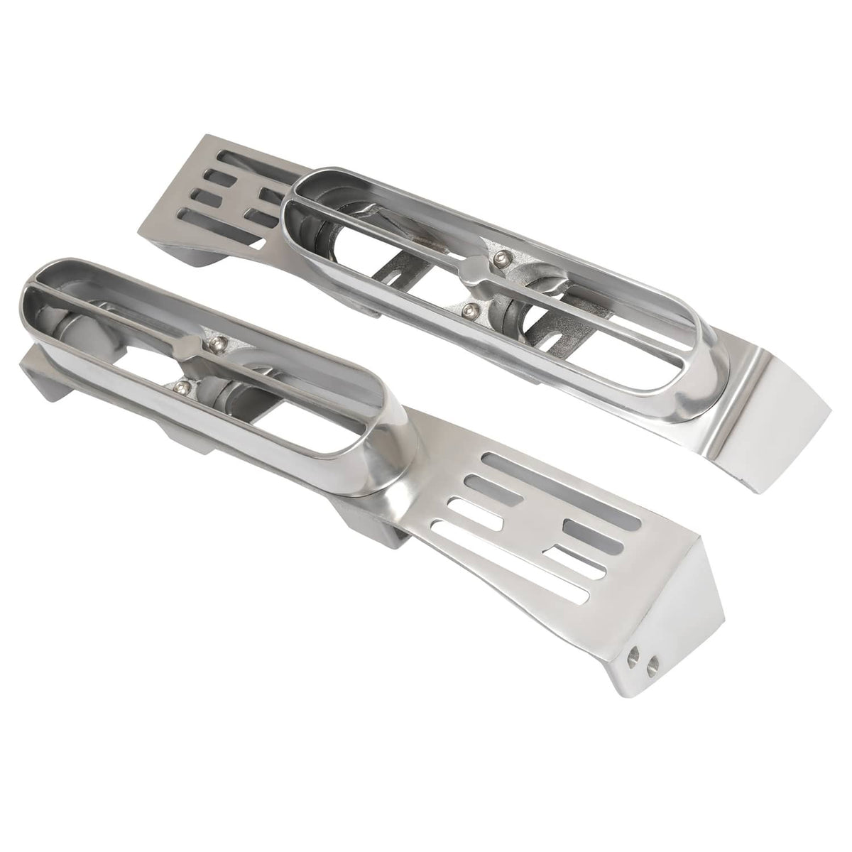 Solid Spare Fits Peterbilt 389 388 Silver Front Fender Light Bracket Double JJ Blinker Bar
