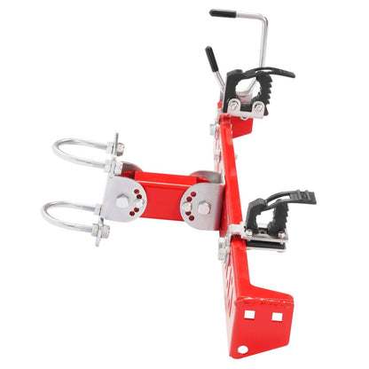 Solidspare Red Trimmer Rack Enhancing safety For lawn Mower 1"-2" Roll Bar Trimmer Holder
