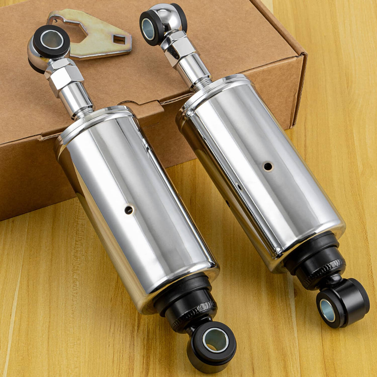 Solidspare Rear Shocks Set Adjustable Height For Harley Heritage Softail Models 1989-1999