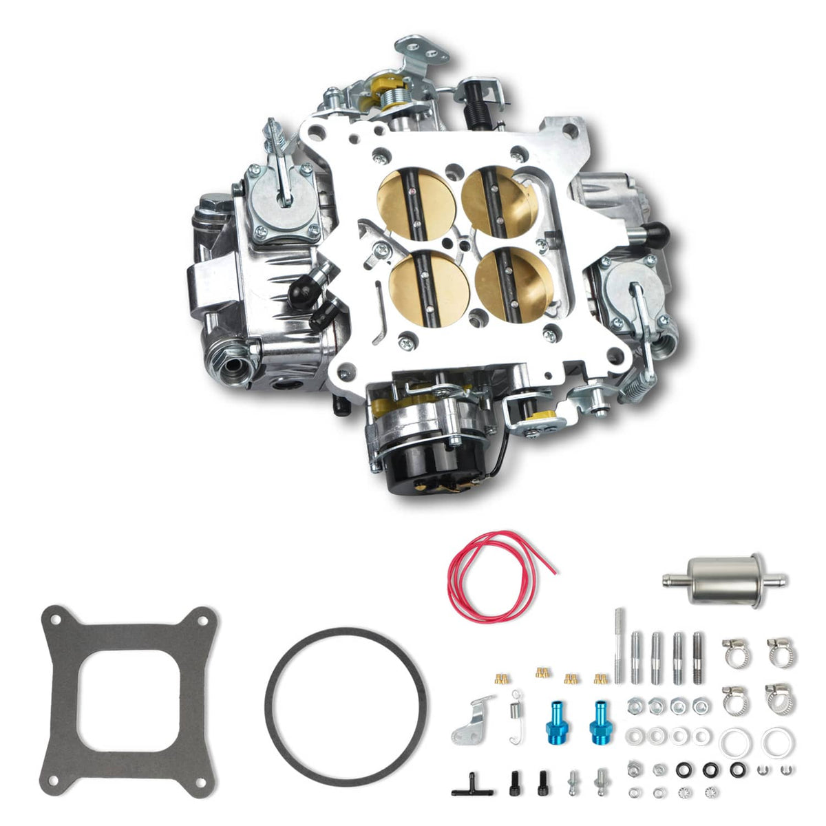Solidspare 4 Barrel Carburetor E-Choke For Holley Quickfuel Brawler 750 CFM Double Pumper