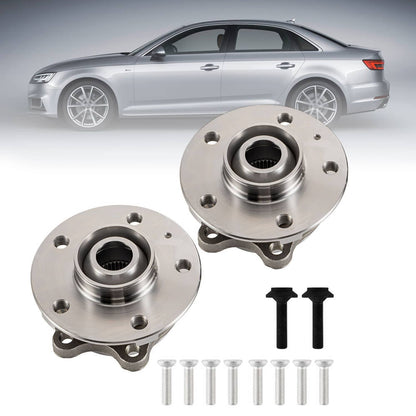 Solidspare 2 Front or Rear Wheel Hub Bearings Assembly for Audi A4 A5 A6 A7 A8 Q5 S4 513301