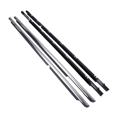 Solidspare 4Pcs New Window Molding Trim Weather Strip Seal Strip for 2002-2006 Toyota Camry