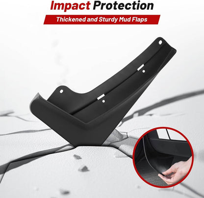 Solidspare 4Pcs For Chevrolet Equinox 2025+ Car Splash Guards Mud Flaps Guards Accessories