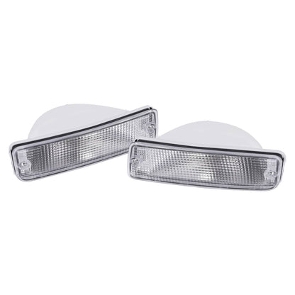 Solid Spare 2X Clear Signal Bumper Lights For Toyota Pick-Up Truck 2WD 92-95 #8152089134