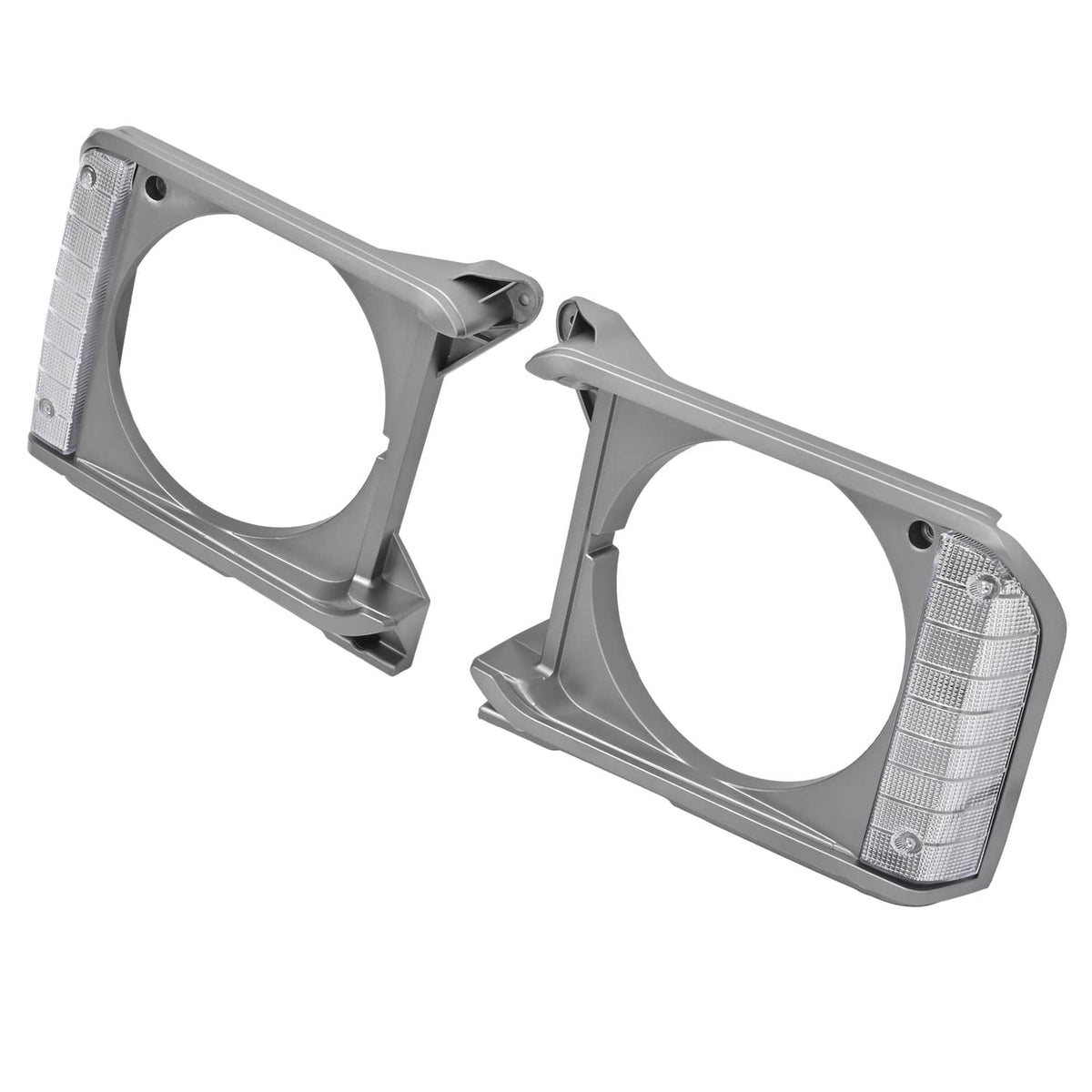 Solid Spare Gray Headlight Bezel Headlight Door Set For Toyota Pickup RWD 79-81 # 8161089105