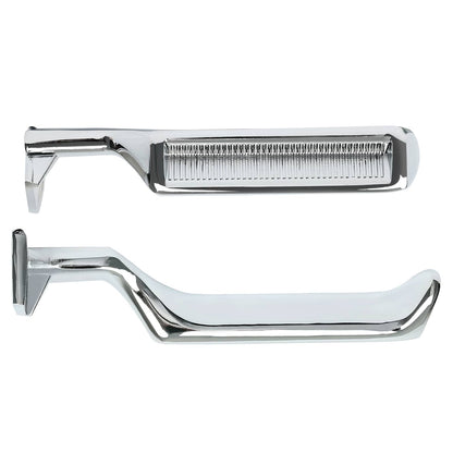 Solid Spare For F-150 F-250 F-350 Bronco 87-96 Chrome Metal Inside Interior Door Handle 2pcs