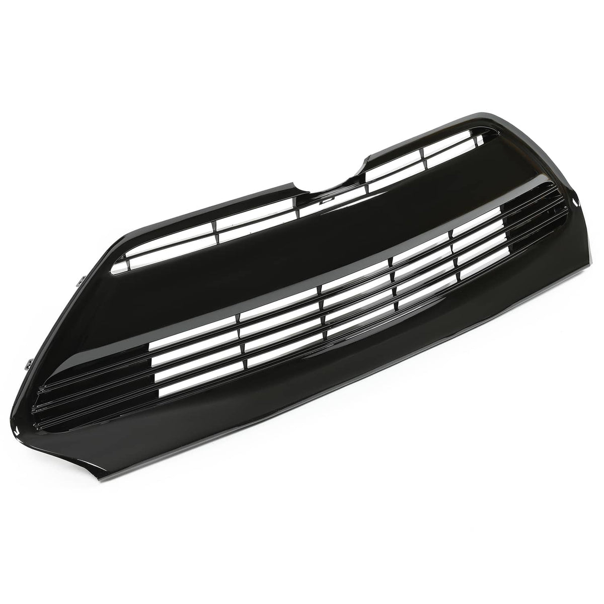 Solid Spare For 2017 2018 2019 Toyota Corolla L LE XLE Front Bumper Lower Grille Black Grill