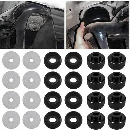 Solidspare 7-141 Body Cab Mount Bushing Kit For 1999-2014 Chevy Silverado 1500 GMC Sierra