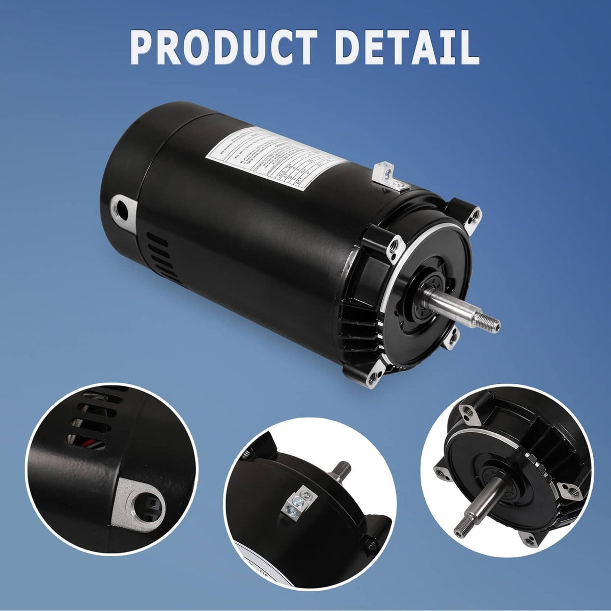 Solidspare Hayward pool Pump 1.5 HP Pool Pump Replacement Century Motor For UST1152